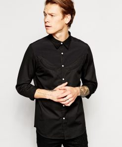 Mens Luxury Black Shirt